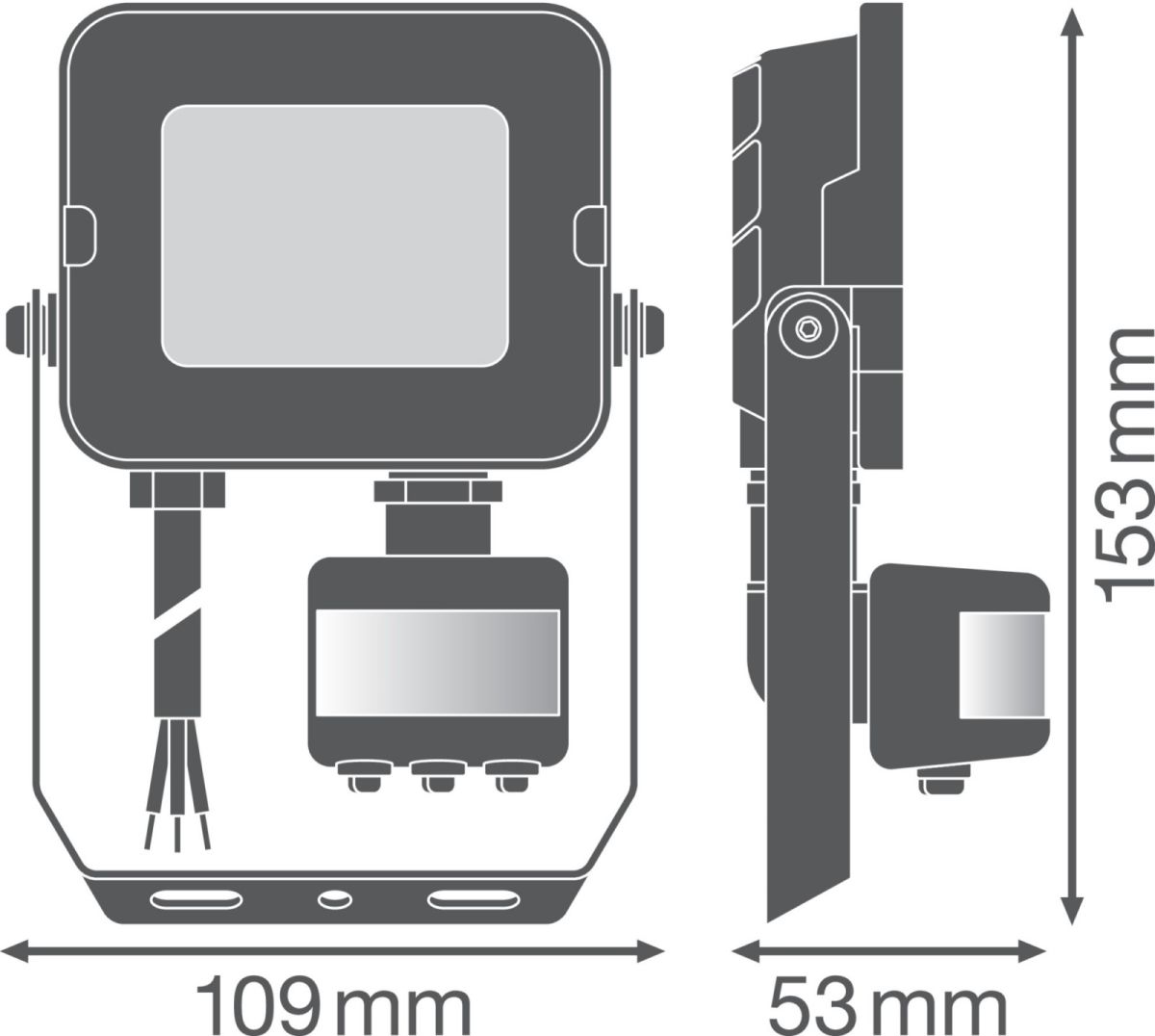 LED-Fluter FLCOMPSENV10W840SYM