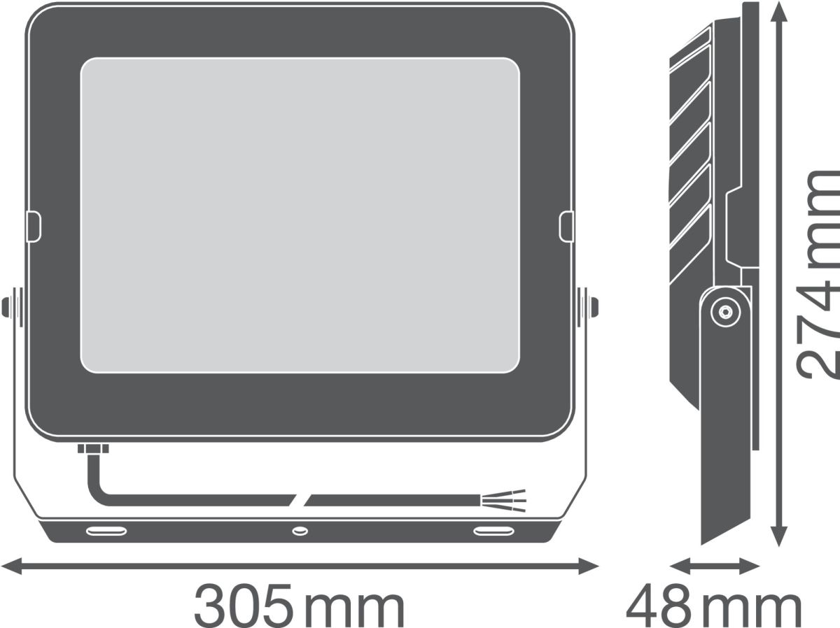 LED-Fluter FLCOMPV135W830SYM100