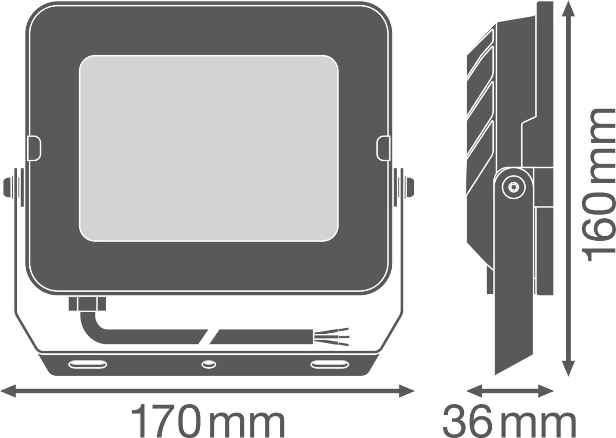 LED-Fluter FLCOMPV50W830SYM100B