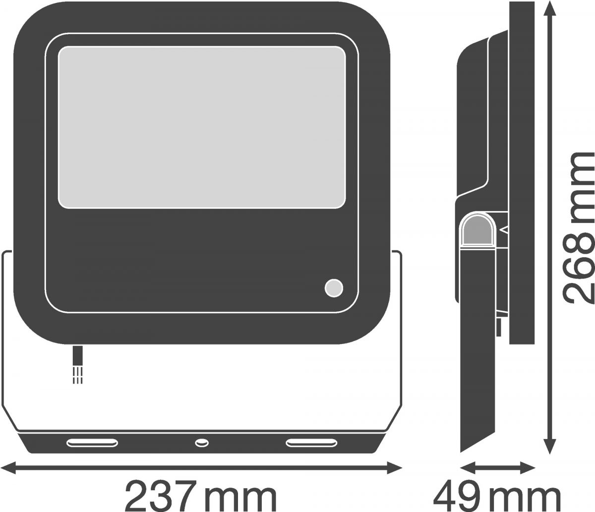 LED-Fluter m. Sensor FLPFM65W4000SYM100SL