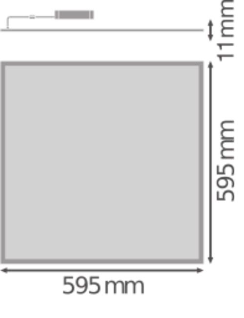 LED-Panel HCL M600 BIOLUXHCLPL600S41WTW