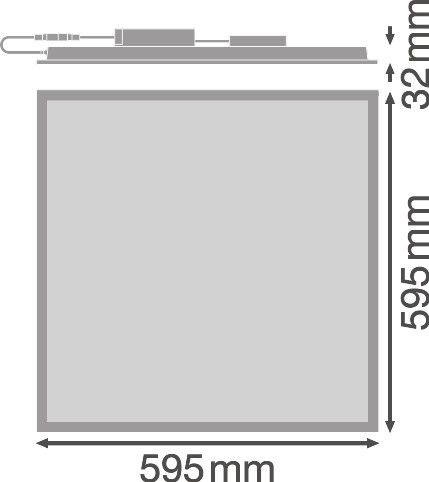 LED-Panel M600 PL CMFT600P28W830 PS