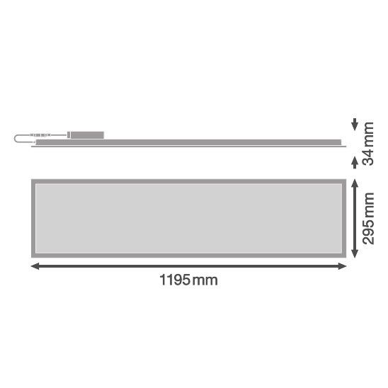 LED-Panel PLCOMP1200V33W840DAL