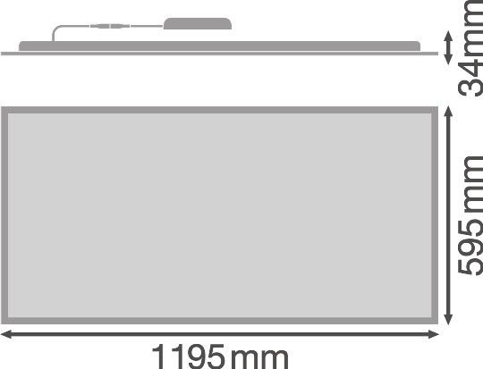 LED-Panel PLCOMP1200V53840U19D