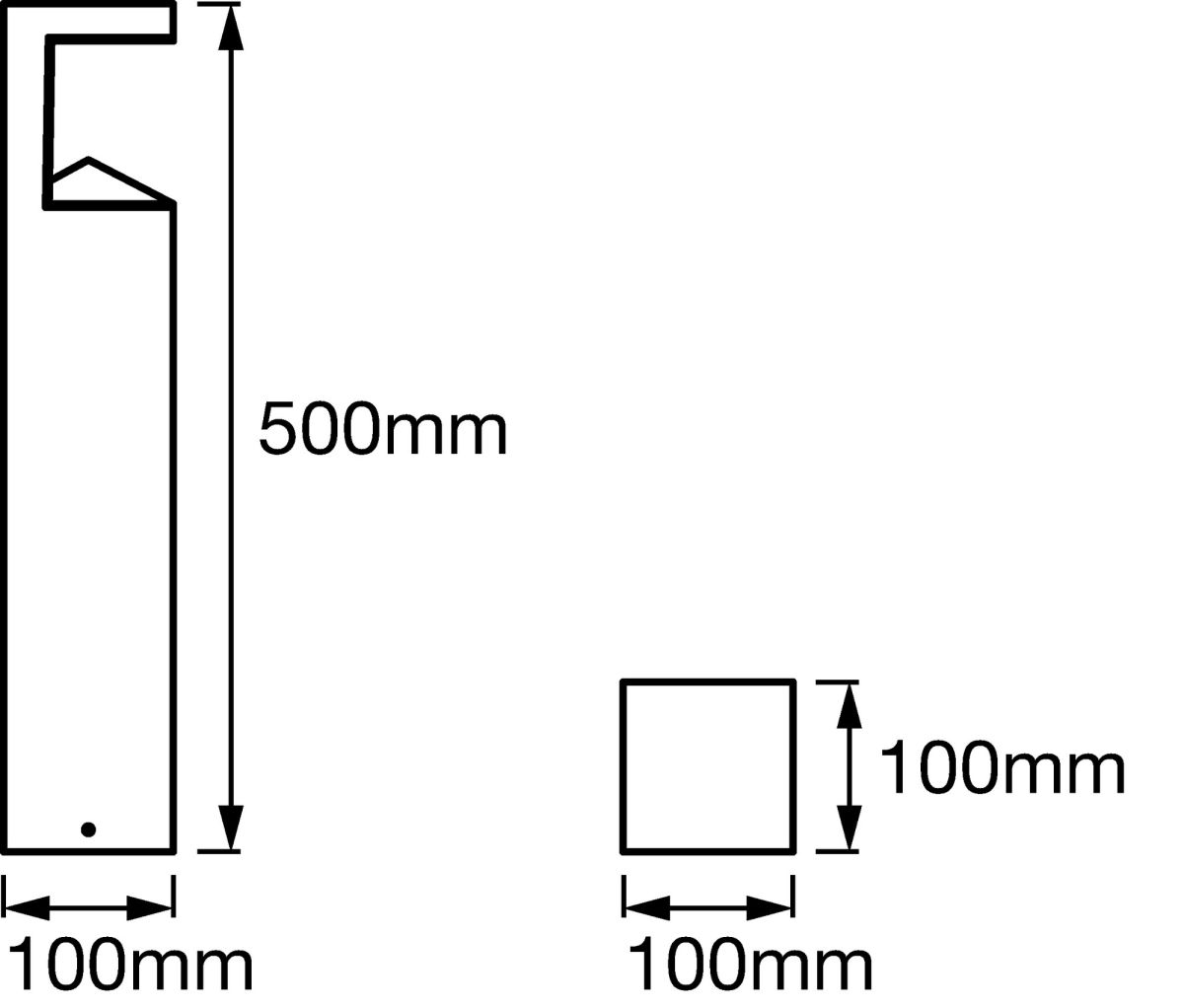 LED-Pollerleuchte 50cm ENDURA#4058075477919