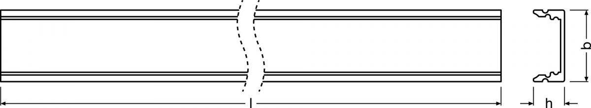 LED-Profilschiene LSAYPF04/U/17X7/12/2