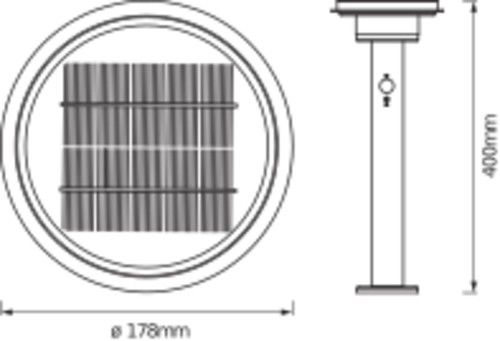 LED-Solarleuchte ENDURA#4058075392748