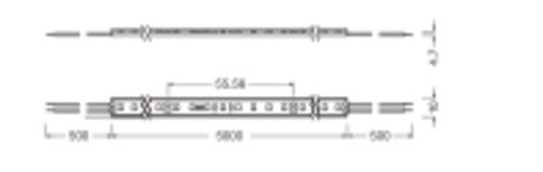 LED-Stripe 5m LSP-1500/927/5/IP67