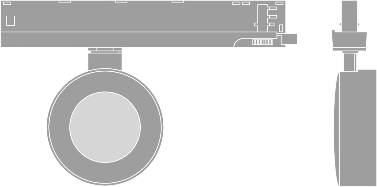 LED-Stromschienenstrahler TRSPCD10028940NFLG/C