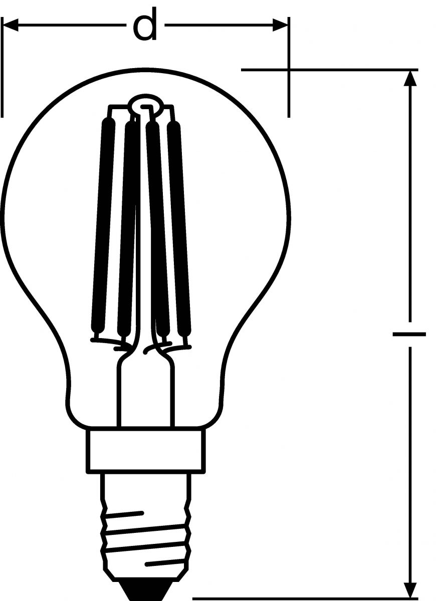 LED-Tropfenlampe E14 SSTCLASP404W827/840