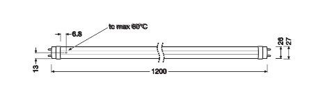 LED-Tube T8 1200mm LEDTUBET8EXTP15W4000