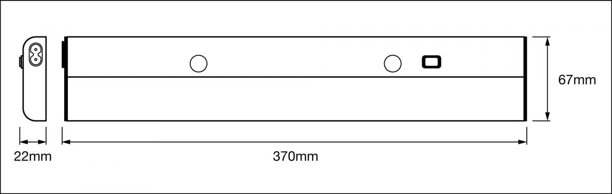 LED-Unterbauleuchte LINEARLEDFLATECO840