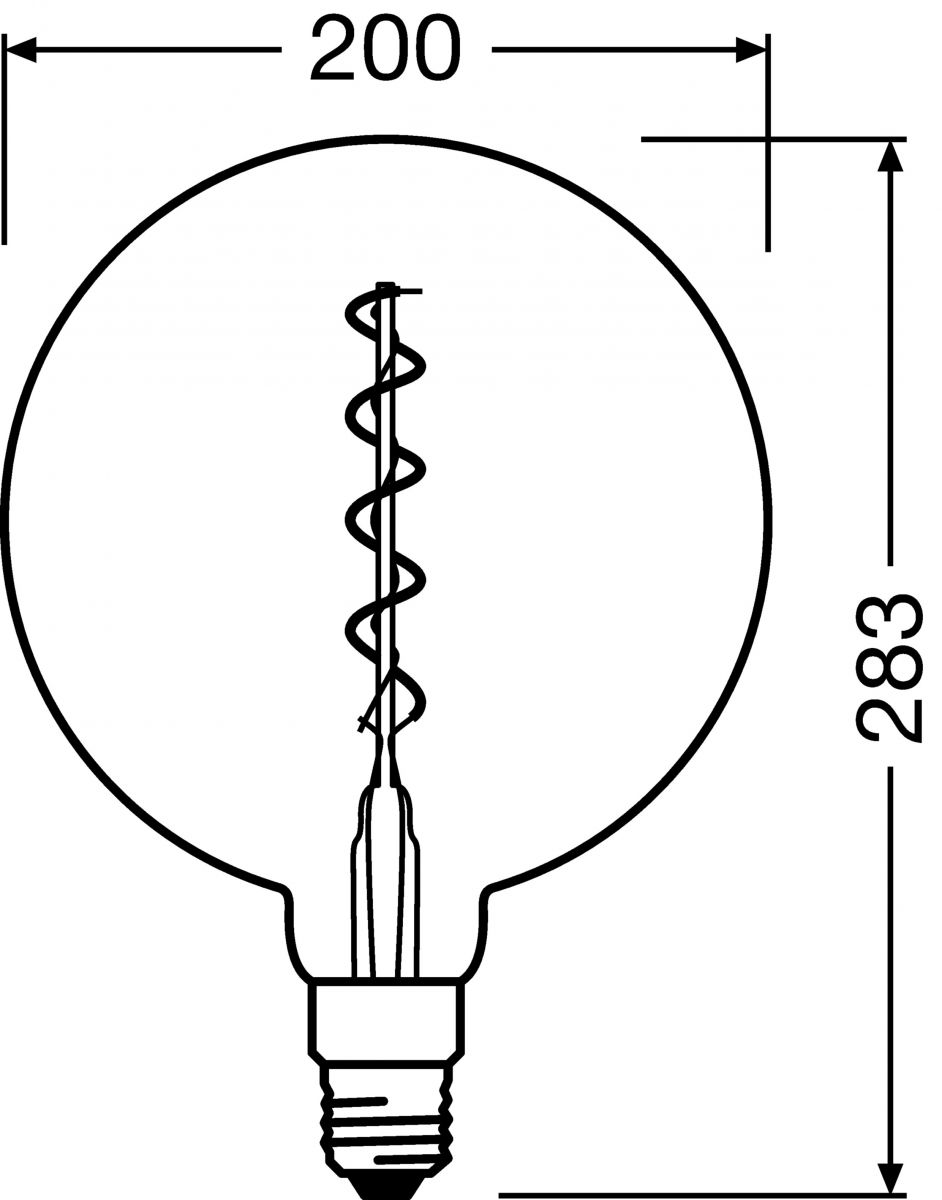 LED-Vintage-Lampe 1906LEDBGLBD5W818FSM