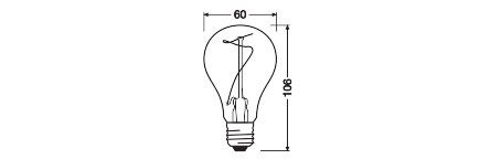 LED-Vintage-Lampe E27 V1906CLA.103.4W1800