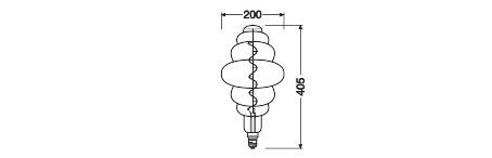 LED-Vintage-Lampe E27 V1906NESTDIM334.8W22