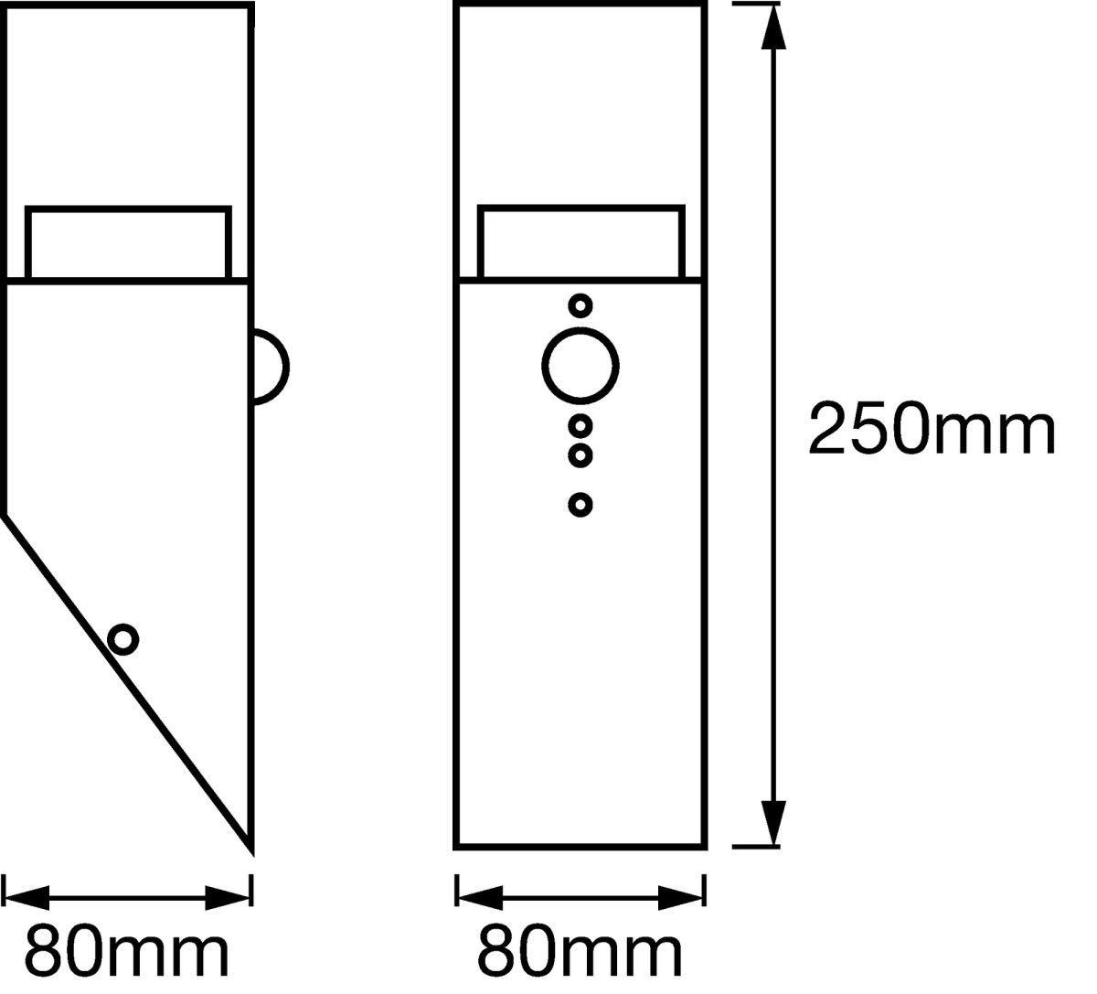 LED-Wandleuchte m. BWM ENDURA#4058075474192