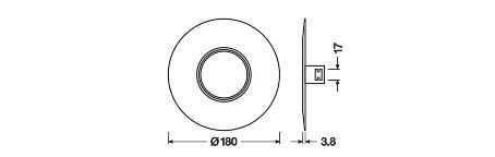 Sanierungsring SP RING D180 BK