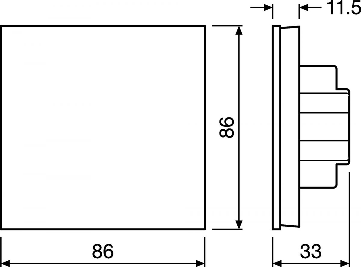 Touchpanel RGBW LCRF TOUCHPANEL RGBW