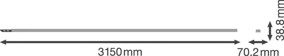 Tragschiene 5-pol. TRUSPFMRAIL30005P