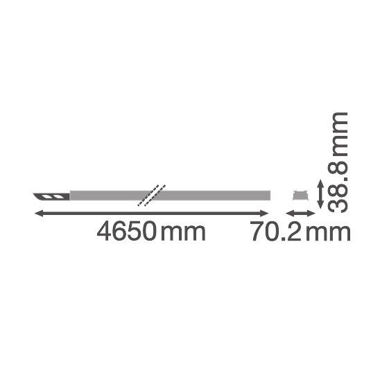 Tragschienenprofil 5-pol. TRUSYSFL.PRAIL45005P