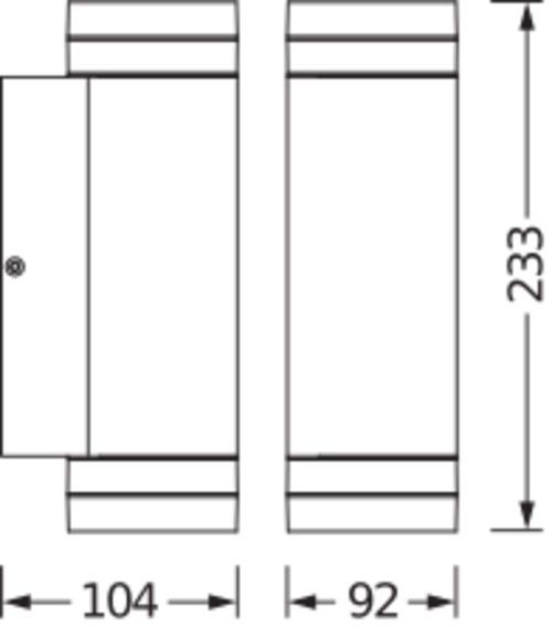 Wandleuchte GU10 ENDURA#4058075554559