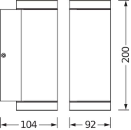 Wandleuchte GU10 ENDURA#4058075554573