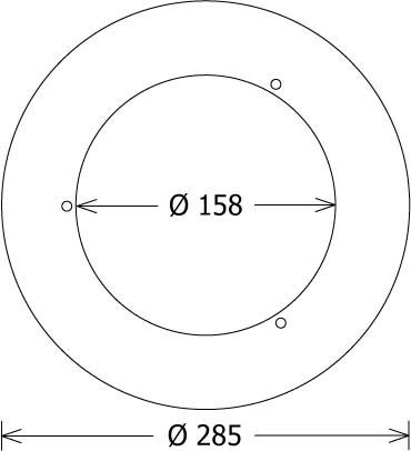 Deckenausgleichsring ZDAR 158.200-265 si