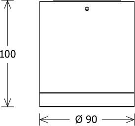 LED-Anbau-DownlightButton BTNM 101.30.55 ws