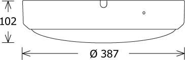 LED-Anbau-u.Einbauleuchte DISC-O 40.1130 gr