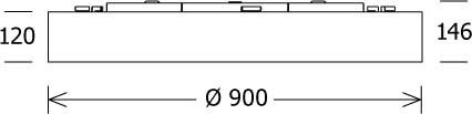 LED-Anbauleuchte PLL 20.900.30DALopal