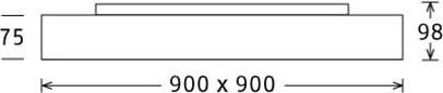 LED-Anbauleuchte PLL 50.900.30.1/DALI