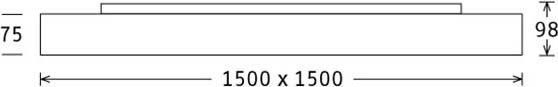 LED-Anbauleuchte PLL 501500301/DALI