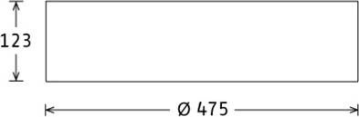 LED-Anbauleuchte PLL22475402/DALI ws