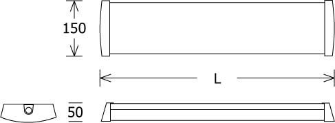 LED-Deckenleuchte ALFL 10.2530.1 ws