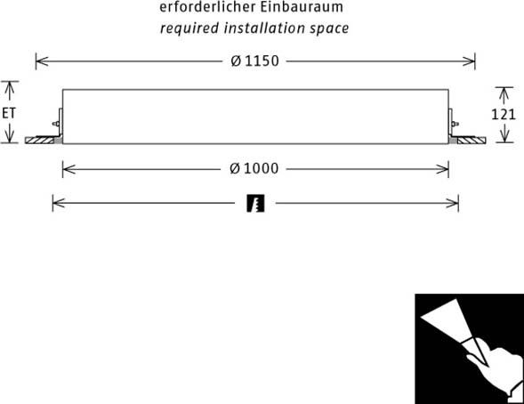 LED-Einbauleuchte PLL251000301/DALI