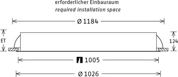 LED-Einbauleuchte PLL271025301/DALI si