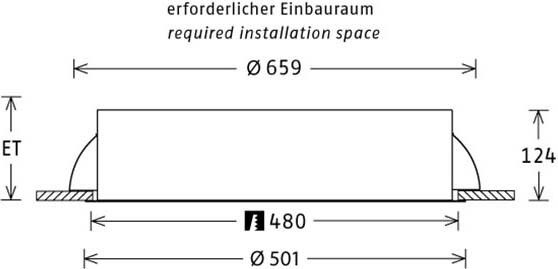 LED-Einbauleuchte PLL27500301/DALI si