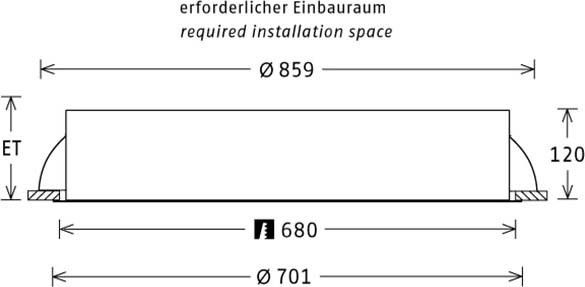 LED-Einbauleuchte PLL27700301/DALI si