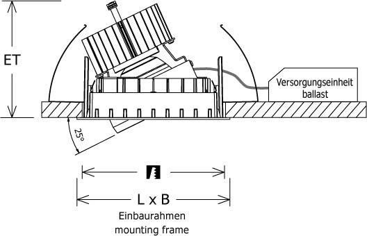 LED-Einbaustrahler SCEKLP 10.1030.15 si