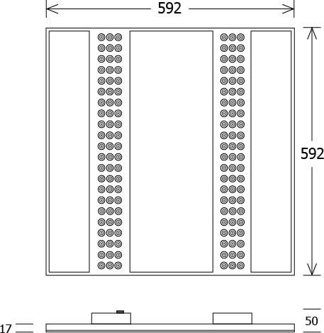 LED-Einlegeleuchte OPTR1020600TWLDALIws