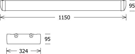 LED-Hallenleuchte EXCIS 1150630WFDA ws