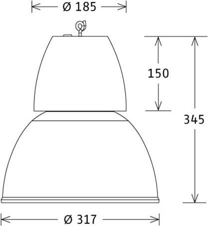 LED-Pendelleuchte CAPL 300.2027.35 si