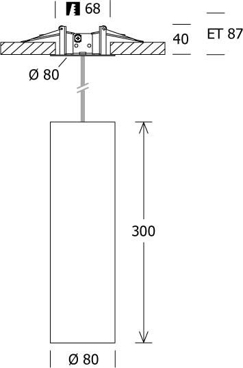 LED-Pendelleuchte FUZYP0801027251 si