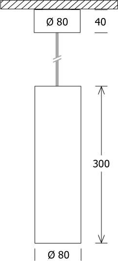 LED-Pendelleuchte FUZYP0801040253DA si