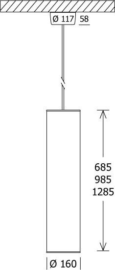 LED-Pendelleuchte LEPO-1 068.2030/DALI