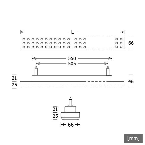 LED-Pendelleuchte LUZ-D12101.830.60sw