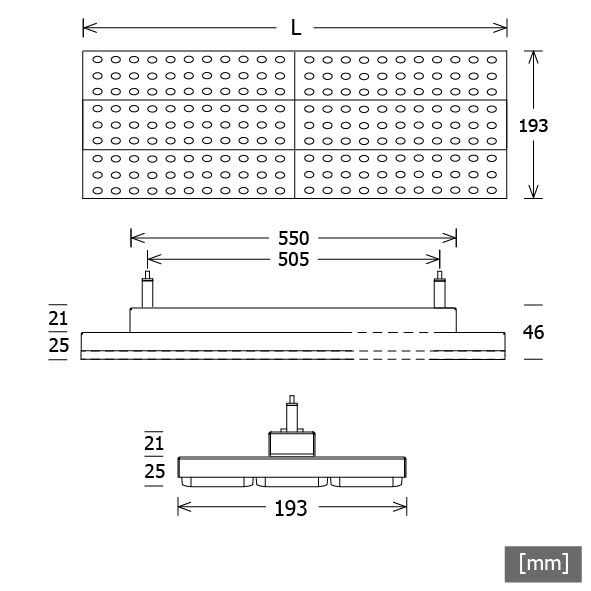 LED-Pendelleuchte LUZD3210583060DALIsw