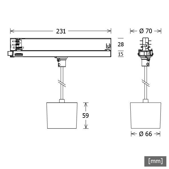 LED-Pendelleuchte ORYOP101.927.15CASsi