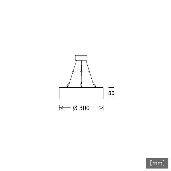 LED-Pendelleuchte SKISP302.840.1DALIws