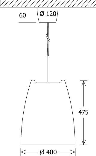 LED-Pendelleuchte TERSO 4002440DA ws